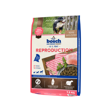 "Elevate your pet's well-being with Bosch, the highest quality pet dog dry food crafted in Germany. Our focus on premium raw materials sourced regionally ensures optimal digestibility and acceptance. IFS Food certification underscores our commitment to food standards, guaranteeing a nourishing experience for your furry companions. Choose Bosch for quality-driven pet nutrition excellence."